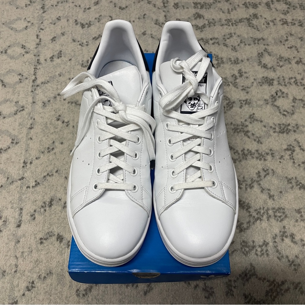 Adidas Stan Smith Shoes Sz 10 IS White/Blue